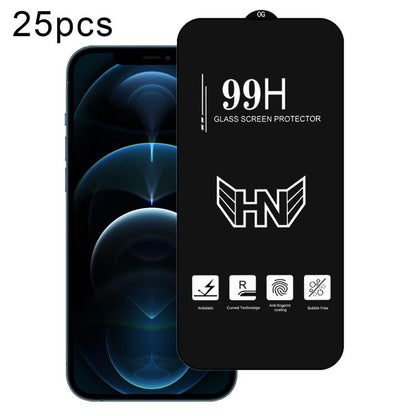 25pcs High Aluminum Large Arc Full Screen Tempered Glass Film, For iPhone 17 Pro Max, For iPhone 17 Pro, For iPhone 17, For iPhone Air, For iPhone 16 Pro Max, For iPhone 16 Pro, For iPhone 16 Plus, For iPhone 16, For iPhone 15 Pro Max, For iPhone 15 Pr...