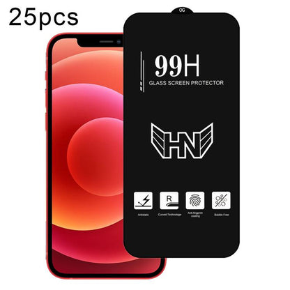 25pcs High Aluminum Large Arc Full Screen Tempered Glass Film, For iPhone 17 Pro Max, For iPhone 17 Pro, For iPhone 17, For iPhone Air, For iPhone 16 Pro Max, For iPhone 16 Pro, For iPhone 16 Plus, For iPhone 16, For iPhone 15 Pro Max, For iPhone 15 Pr...