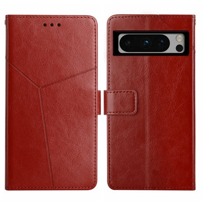 Y-shaped Pattern Flip Leather Phone Case, For Google Pixel 11 Pro XL, For Google Pixel 11 Pro / 11, For Google Pixel 10a, For Google Pixel 9a, For Google Pixel 9 Pro XL, For Google Pixel 9 Pro, For Google Pixel 9, For Google Pixel 8a                   ...