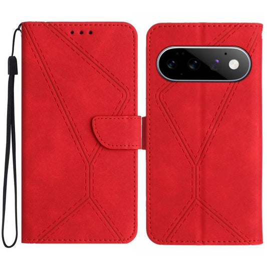 Stitching Embossed Leather Phone Case, For Google Pixel 11 Pro XL, For Google Pixel 11 Pro / 11, For Google Pixel 10a, For Google Pixel 9a, For Google Pixel 9 Pro XL, For Google Pixel 9 Pro, For Google Pixel 9, For Google Pixel 8a, For Google Pixel 8 P...