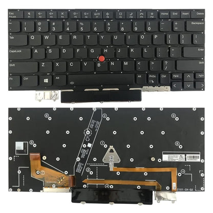 US Version Laptop Backlight Keyboard, For Lenovo Thinkpad X1C / X1 Carbon 2021