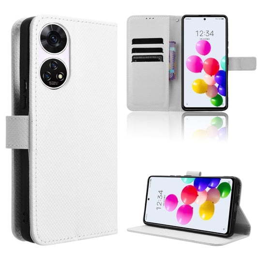 Diamond Texture Leather Phone Case, For ZTE Anshin Family, For ZTE nubia Focus Pro 5G, For ZTE nubia Neo 2, For ZTE Blade A34, For ZTE Libero 5G IV, For ZTE nubia Z60 Ultra, For ZTE Blade A54, For ZTE Blade A73 4G, For ZTE nubia Red Magic 9 Pro        ...