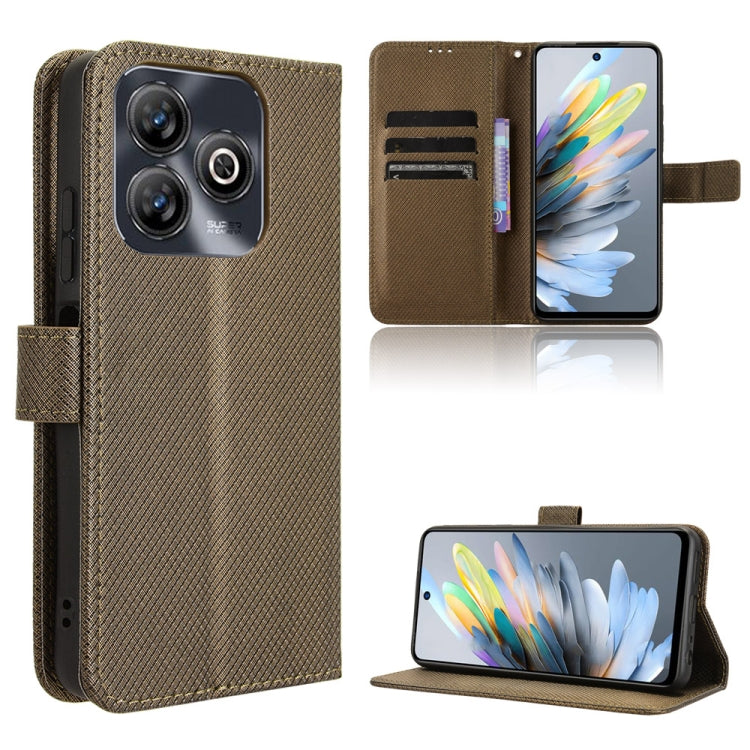 Diamond Texture Leather Phone Case, For ZTE nubia Neo 3 5G, For ZTE nubia Red Magic 10 Air, For ZTE Blade A35e Z2466, For ZTE nubia Neo 3 GT 5G, For ZTE nubia Focus 2 Ultra 5G, For ZTE nubia Focus 2 5G, For ZTE nubia Music 2, For ZTE nubia S 5G A403ZT ...