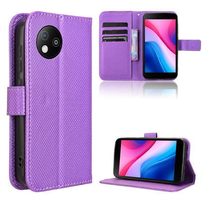 Diamond Texture Leather Phone Case, For ZTE Blade A35e Z2466, For ZTE nubia Neo 3 GT 5G, For ZTE nubia Focus 2 Ultra 5G, For ZTE nubia Focus 2 5G, For ZTE nubia Music 2, For ZTE nubia S 5G A403ZT, For ZTE Blade V70 Max, For ZTE Blade V70 Design 4G     ...