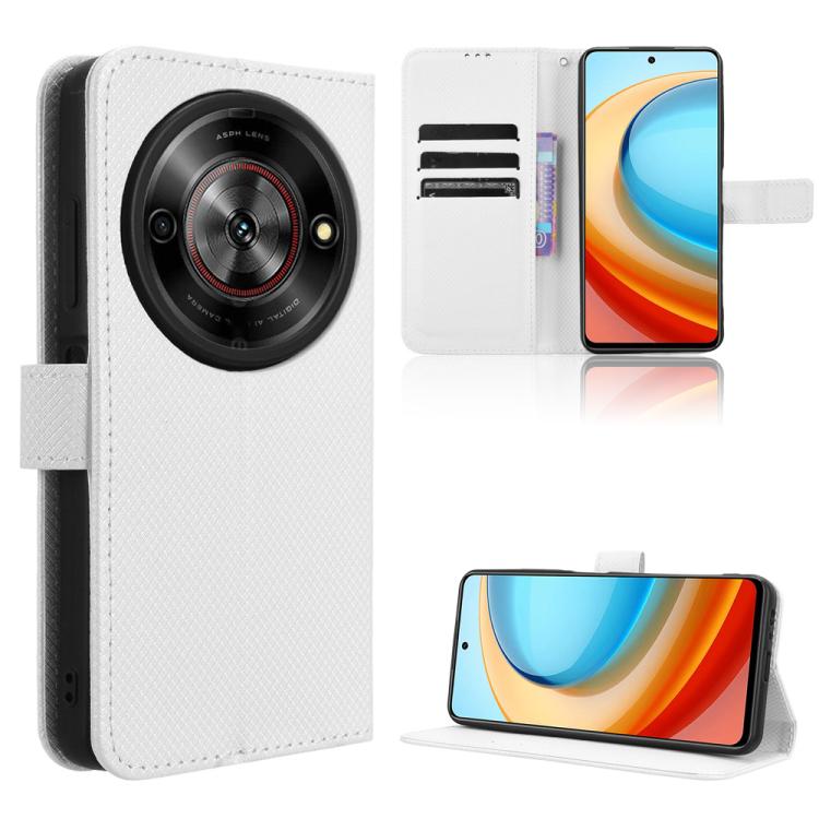 Diamond Texture Leather Phone Case, For ZTE nubia Neo 3 5G, For ZTE nubia Red Magic 10 Air, For ZTE Blade A35e Z2466, For ZTE nubia Neo 3 GT 5G, For ZTE nubia Focus 2 Ultra 5G, For ZTE nubia Focus 2 5G, For ZTE nubia Music 2, For ZTE nubia S 5G A403ZT ...