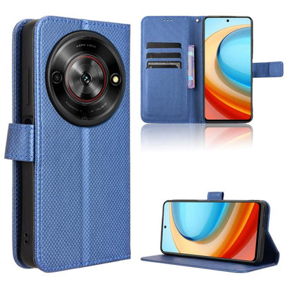 Diamond Texture Leather Phone Case, For ZTE Blade A35e Z2466, For ZTE nubia Neo 3 GT 5G, For ZTE nubia Focus 2 Ultra 5G, For ZTE nubia Focus 2 5G, For ZTE nubia Music 2, For ZTE nubia S 5G A403ZT, For ZTE Blade V70 Max, For ZTE Blade V70 Design 4G     ...