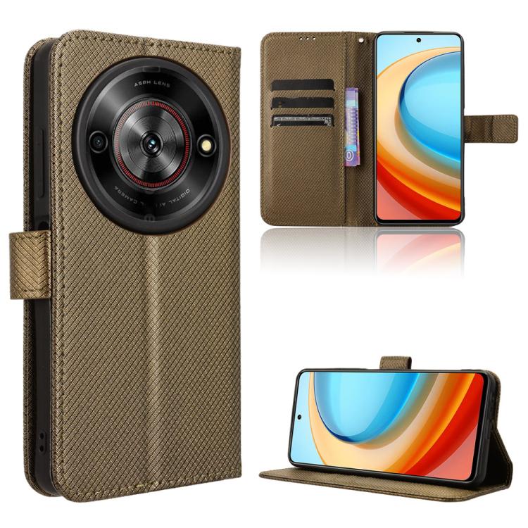 Diamond Texture Leather Phone Case, For ZTE nubia Neo 3 5G, For ZTE nubia Red Magic 10 Air, For ZTE Blade A35e Z2466, For ZTE nubia Neo 3 GT 5G, For ZTE nubia Focus 2 Ultra 5G, For ZTE nubia Focus 2 5G, For ZTE nubia Music 2, For ZTE nubia S 5G A403ZT ...