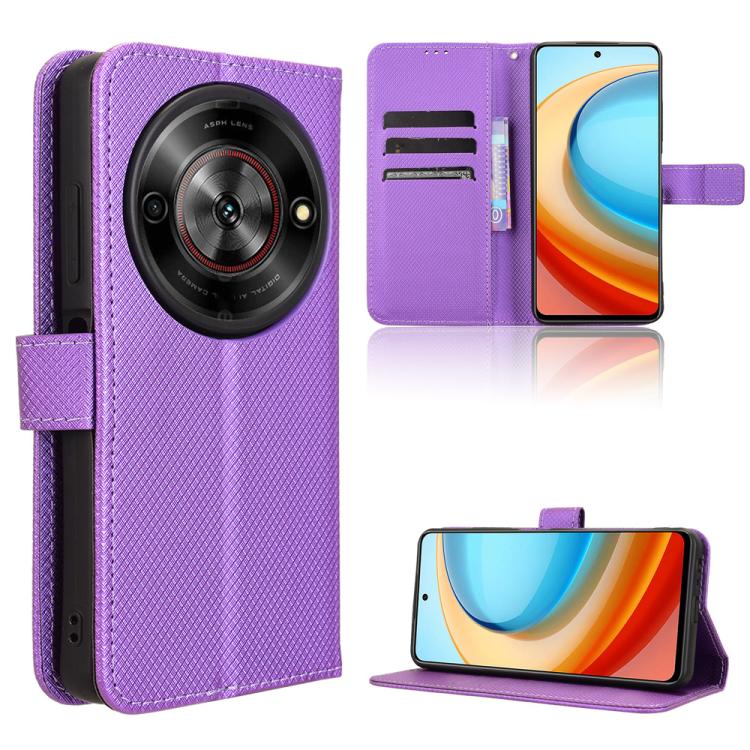Diamond Texture Leather Phone Case, For ZTE nubia Neo 3 5G, For ZTE nubia Red Magic 10 Air, For ZTE Blade A35e Z2466, For ZTE nubia Neo 3 GT 5G, For ZTE nubia Focus 2 Ultra 5G, For ZTE nubia Focus 2 5G, For ZTE nubia Music 2, For ZTE nubia S 5G A403ZT ...