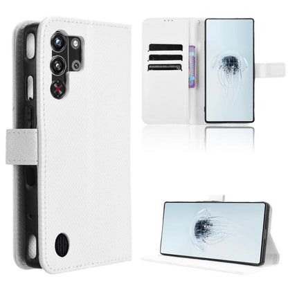 Diamond Texture Leather Phone Case, For ZTE nubia Neo 3 5G, For ZTE nubia Red Magic 10 Air, For ZTE Blade A35e Z2466, For ZTE nubia Neo 3 GT 5G, For ZTE nubia Focus 2 Ultra 5G, For ZTE nubia Focus 2 5G, For ZTE nubia Music 2, For ZTE nubia S 5G A403ZT ...