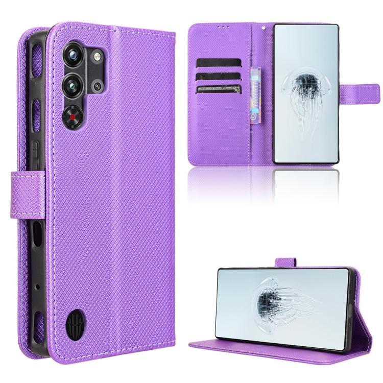 Diamond Texture Leather Phone Case, For ZTE nubia Neo 3 5G, For ZTE nubia Red Magic 10 Air, For ZTE Blade A35e Z2466, For ZTE nubia Neo 3 GT 5G, For ZTE nubia Focus 2 Ultra 5G, For ZTE nubia Focus 2 5G, For ZTE nubia Music 2, For ZTE nubia S 5G A403ZT ...
