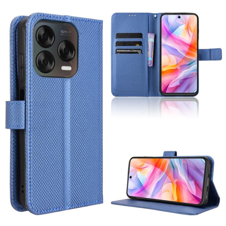 Diamond Texture Leather Phone Case, For ZTE Blade A35e Z2466, For ZTE nubia Neo 3 GT 5G, For ZTE nubia Focus 2 Ultra 5G, For ZTE nubia Focus 2 5G, For ZTE nubia Music 2, For ZTE nubia S 5G A403ZT, For ZTE Blade V70 Max, For ZTE Blade V70 Design 4G     ...