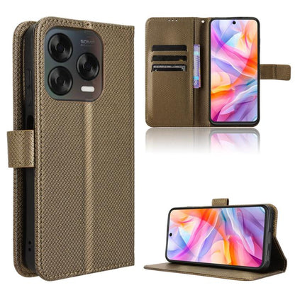 Diamond Texture Leather Phone Case, For ZTE Blade A35e Z2466, For ZTE nubia Neo 3 GT 5G, For ZTE nubia Focus 2 Ultra 5G, For ZTE nubia Focus 2 5G, For ZTE nubia Music 2, For ZTE nubia S 5G A403ZT, For ZTE Blade V70 Max, For ZTE Blade V70 Design 4G     ...