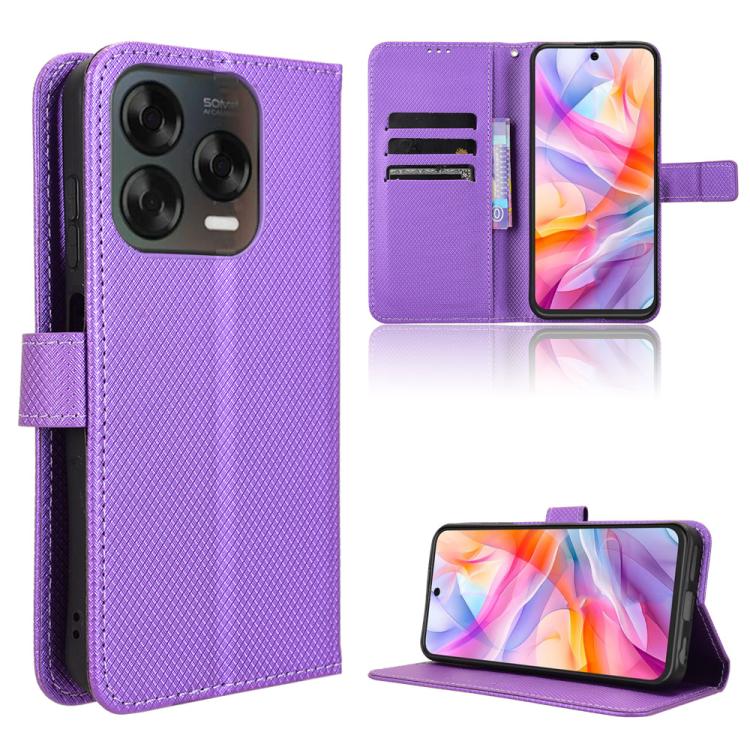 Diamond Texture Leather Phone Case, For ZTE Blade A35e Z2466, For ZTE nubia Neo 3 GT 5G, For ZTE nubia Focus 2 Ultra 5G, For ZTE nubia Focus 2 5G, For ZTE nubia Music 2, For ZTE nubia S 5G A403ZT, For ZTE Blade V70 Max, For ZTE Blade V70 Design 4G     ...