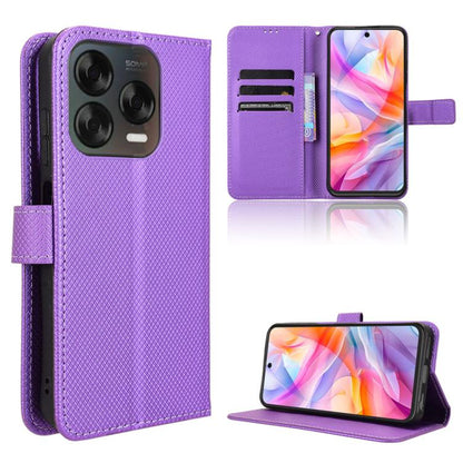 Diamond Texture Leather Phone Case, For ZTE Blade A35e Z2466, For ZTE nubia Neo 3 GT 5G, For ZTE nubia Focus 2 Ultra 5G, For ZTE nubia Focus 2 5G, For ZTE nubia Music 2, For ZTE nubia S 5G A403ZT, For ZTE Blade V70 Max, For ZTE Blade V70 Design 4G     ...