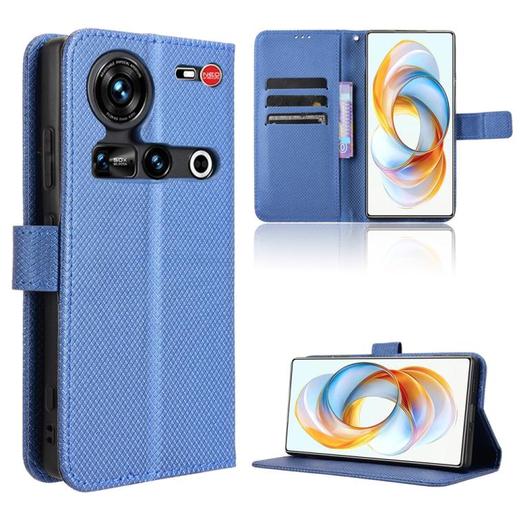 Diamond Texture Leather Phone Case, For ZTE Blade A35e Z2466, For ZTE nubia Neo 3 GT 5G, For ZTE nubia Focus 2 Ultra 5G, For ZTE nubia Focus 2 5G, For ZTE nubia Music 2, For ZTE nubia S 5G A403ZT, For ZTE Blade V70 Max, For ZTE Blade V70 Design 4G     ...