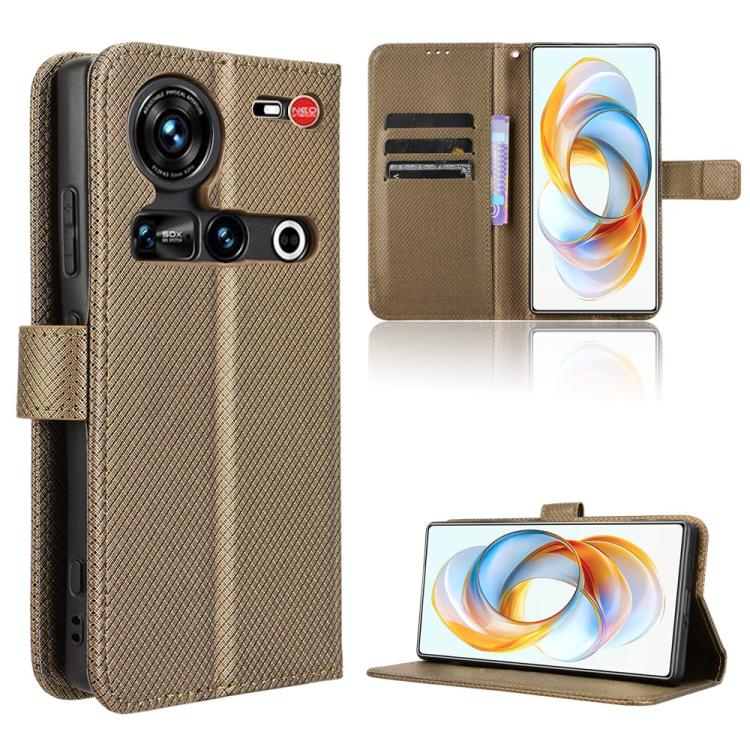 Diamond Texture Leather Phone Case, For ZTE Blade A35e Z2466, For ZTE nubia Neo 3 GT 5G, For ZTE nubia Focus 2 Ultra 5G, For ZTE nubia Focus 2 5G, For ZTE nubia Music 2, For ZTE nubia S 5G A403ZT, For ZTE Blade V70 Max, For ZTE Blade V70 Design 4G     ...
