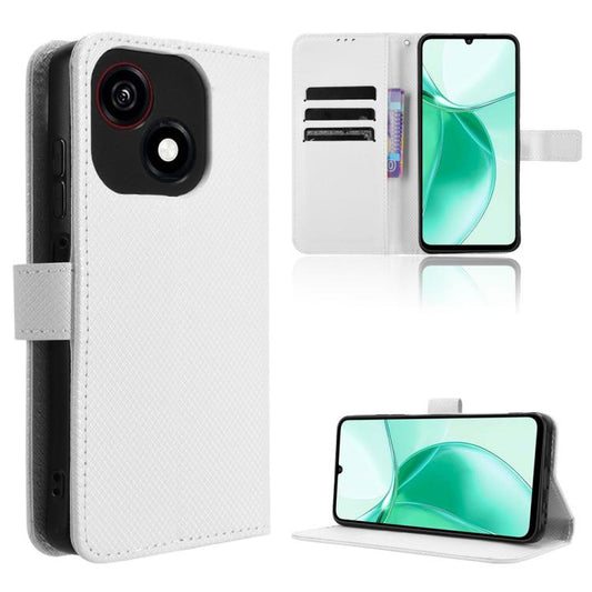 Diamond Texture Leather Phone Case, For ZTE Blade A35e Z2466, For ZTE nubia Neo 3 GT 5G, For ZTE nubia Focus 2 Ultra 5G, For ZTE nubia Focus 2 5G, For ZTE nubia Music 2, For ZTE nubia S 5G A403ZT, For ZTE Blade V70 Max, For ZTE Blade V70 Design 4G     ...