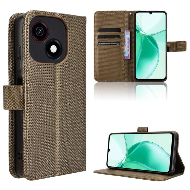Diamond Texture Leather Phone Case, For ZTE Blade A35e Z2466, For ZTE nubia Neo 3 GT 5G, For ZTE nubia Focus 2 Ultra 5G, For ZTE nubia Focus 2 5G, For ZTE nubia Music 2, For ZTE nubia S 5G A403ZT, For ZTE Blade V70 Max, For ZTE Blade V70 Design 4G     ...