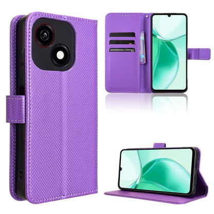 Diamond Texture Leather Phone Case, For ZTE Blade A35e Z2466, For ZTE nubia Neo 3 GT 5G, For ZTE nubia Focus 2 Ultra 5G, For ZTE nubia Focus 2 5G, For ZTE nubia Music 2, For ZTE nubia S 5G A403ZT, For ZTE Blade V70 Max, For ZTE Blade V70 Design 4G     ...