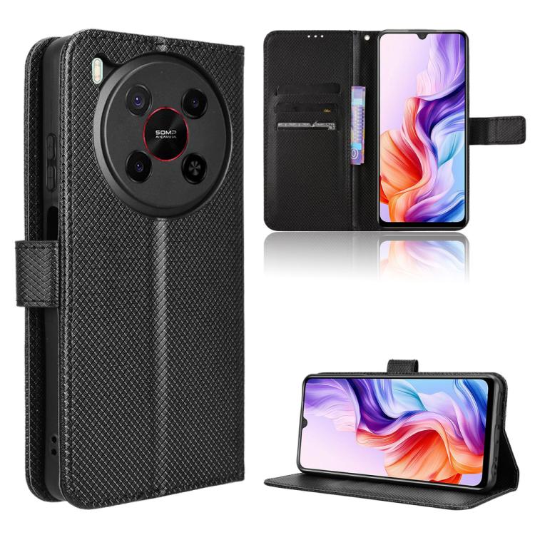 Diamond Texture Leather Phone Case, For ZTE Blade A35e Z2466, For ZTE nubia Neo 3 GT 5G, For ZTE nubia Focus 2 Ultra 5G, For ZTE nubia Focus 2 5G, For ZTE nubia Music 2, For ZTE nubia S 5G A403ZT, For ZTE Blade V70 Max, For ZTE Blade V70 Design 4G     ...