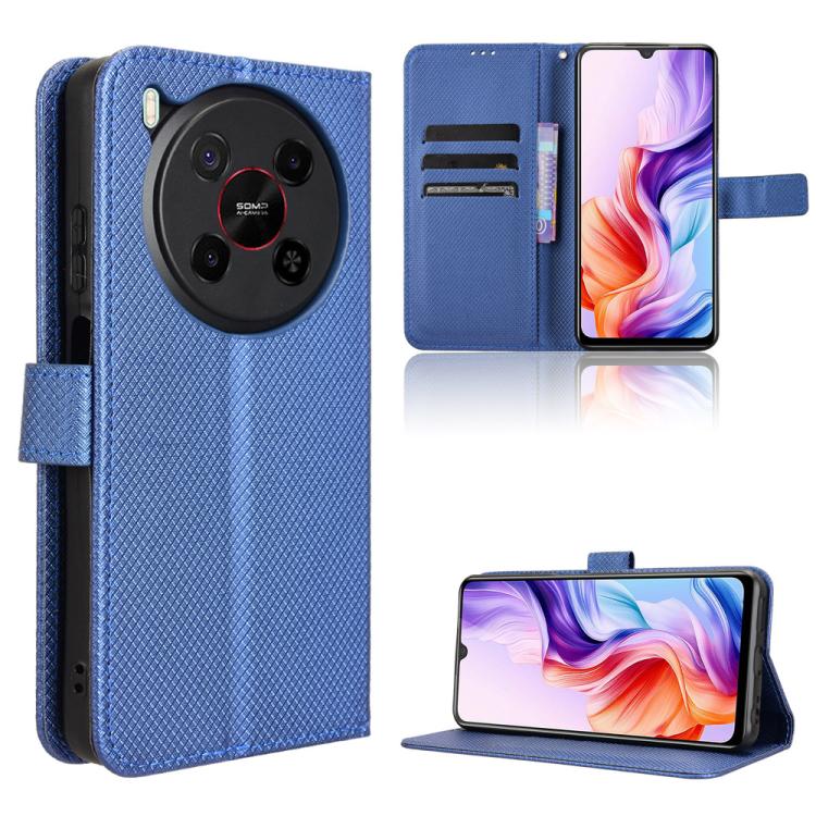 Diamond Texture Leather Phone Case, For ZTE Blade A35e Z2466, For ZTE nubia Neo 3 GT 5G, For ZTE nubia Focus 2 Ultra 5G, For ZTE nubia Focus 2 5G, For ZTE nubia Music 2, For ZTE nubia S 5G A403ZT, For ZTE Blade V70 Max, For ZTE Blade V70 Design 4G     ...