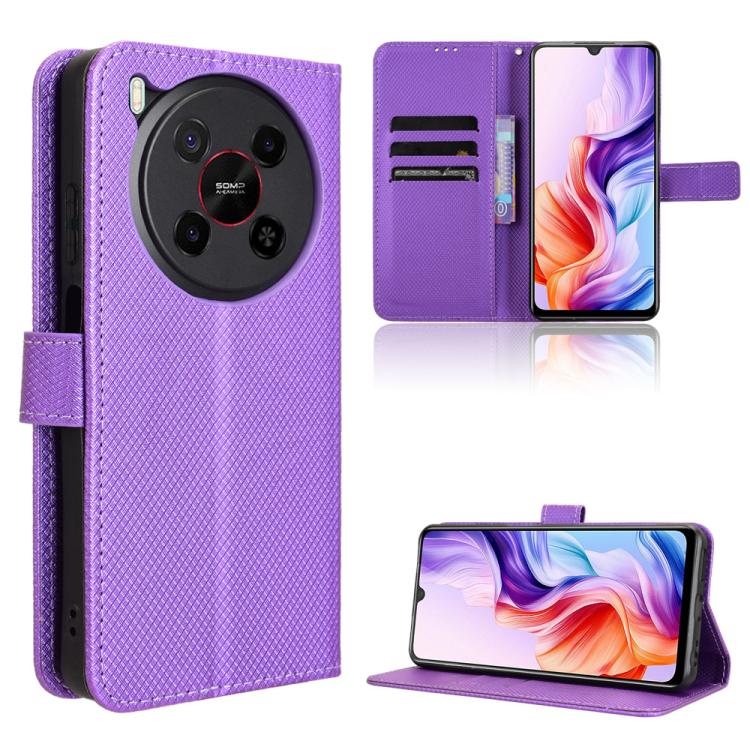 Diamond Texture Leather Phone Case, For ZTE Blade A35e Z2466, For ZTE nubia Neo 3 GT 5G, For ZTE nubia Focus 2 Ultra 5G, For ZTE nubia Focus 2 5G, For ZTE nubia Music 2, For ZTE nubia S 5G A403ZT, For ZTE Blade V70 Max, For ZTE Blade V70 Design 4G     ...