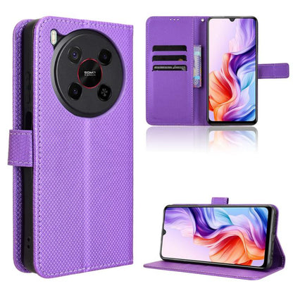 Diamond Texture Leather Phone Case, For ZTE Blade A35e Z2466, For ZTE nubia Neo 3 GT 5G, For ZTE nubia Focus 2 Ultra 5G, For ZTE nubia Focus 2 5G, For ZTE nubia Music 2, For ZTE nubia S 5G A403ZT, For ZTE Blade V70 Max, For ZTE Blade V70 Design 4G     ...