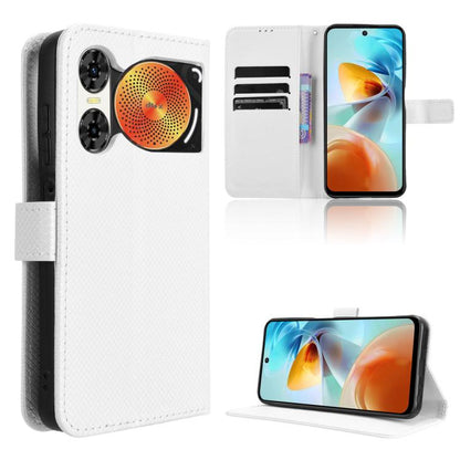 Diamond Texture Leather Phone Case, For ZTE Blade A35e Z2466, For ZTE nubia Neo 3 GT 5G, For ZTE nubia Focus 2 Ultra 5G, For ZTE nubia Focus 2 5G, For ZTE nubia Music 2, For ZTE nubia S 5G A403ZT, For ZTE Blade V70 Max, For ZTE Blade V70 Design 4G     ...