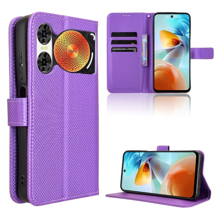 Diamond Texture Leather Phone Case, For ZTE Blade A35e Z2466, For ZTE nubia Neo 3 GT 5G, For ZTE nubia Focus 2 Ultra 5G, For ZTE nubia Focus 2 5G, For ZTE nubia Music 2, For ZTE nubia S 5G A403ZT, For ZTE Blade V70 Max, For ZTE Blade V70 Design 4G     ...