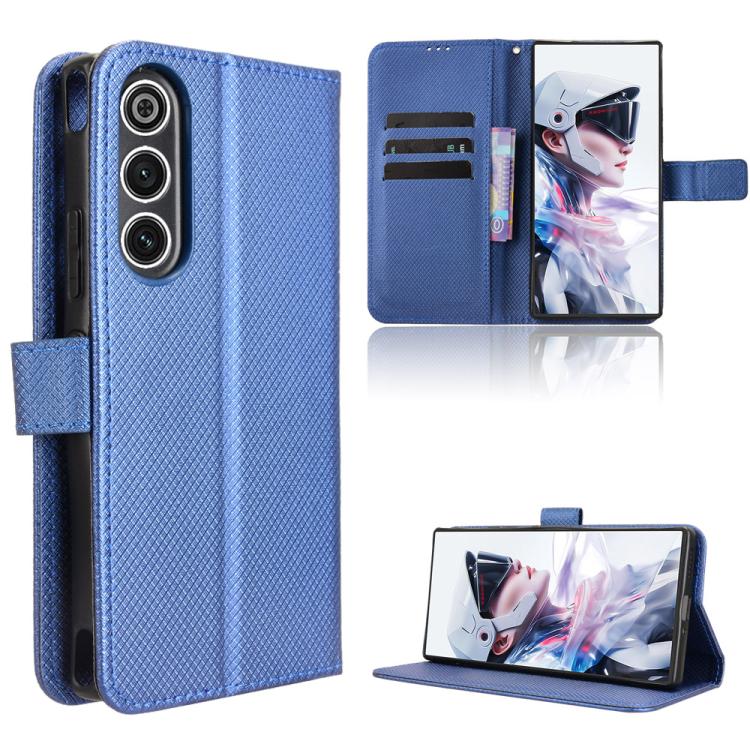 Diamond Texture Leather Phone Case, For ZTE nubia Neo 5 Pro 5G, For ZTE nubia P9 Pro 5G / Optus X Pro 2 5G, For ZTE nubia Neo 5 GT 5G, For ZTE Optus X Value 5G, For ZTE nubia RedMagic 11 Air, For ZTE Nubia V80 Max, For ZTE A75 Pro / Telstra T-Elite 5G ...