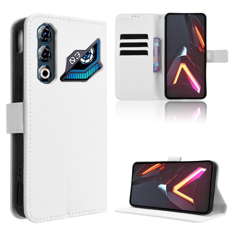 Diamond Texture Leather Phone Case, For ZTE Blade A35e Z2466, For ZTE nubia Neo 3 GT 5G, For ZTE nubia Focus 2 Ultra 5G, For ZTE nubia Focus 2 5G, For ZTE nubia Music 2, For ZTE nubia S 5G A403ZT, For ZTE Blade V70 Max, For ZTE Blade V70 Design 4G     ...