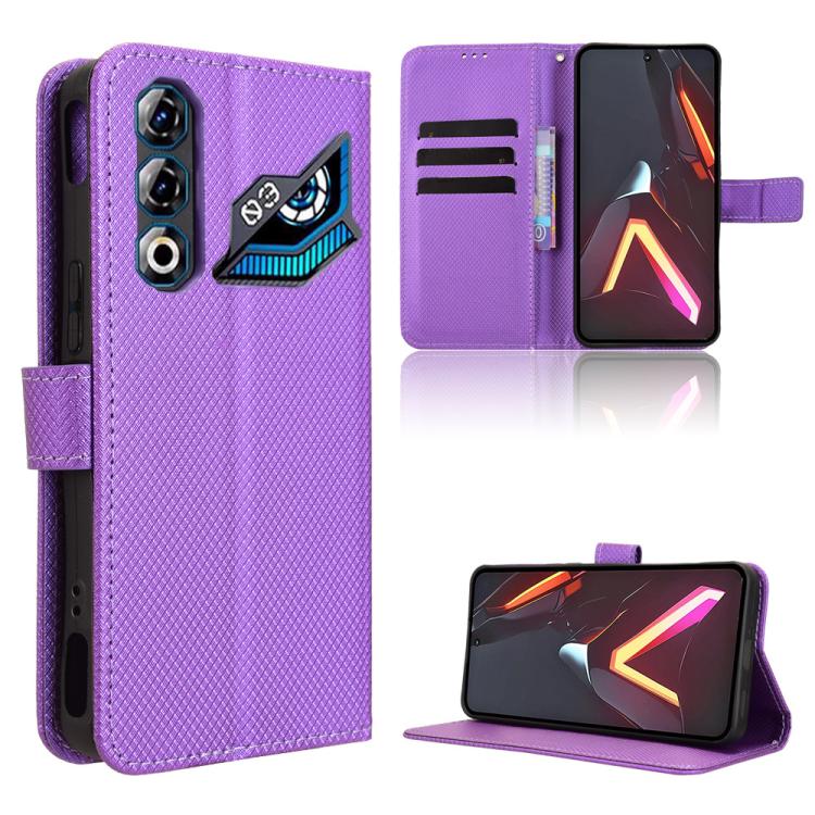 Diamond Texture Leather Phone Case, For ZTE Blade A35e Z2466, For ZTE nubia Neo 3 GT 5G, For ZTE nubia Focus 2 Ultra 5G, For ZTE nubia Focus 2 5G, For ZTE nubia Music 2, For ZTE nubia S 5G A403ZT, For ZTE Blade V70 Max, For ZTE Blade V70 Design 4G     ...