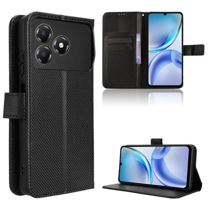 Diamond Texture Leather Phone Case, For ZTE Kantan Sumaho5 A601ZT, For ZTE nubia Neo 5 Pro 5G, For ZTE nubia Neo 5 5G, For ZTE nubia P9 Pro 5G / Optus X Pro 2 5G, For ZTE nubia Neo 5 GT 5G, For ZTE Optus X Value 5G, For ZTE nubia RedMagic 11 Air       ...