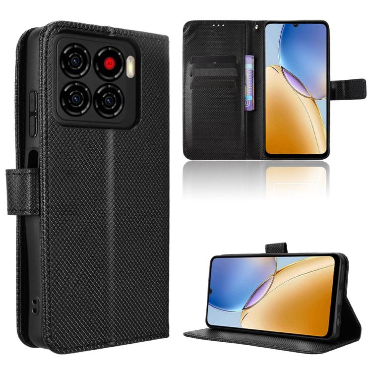Diamond Texture Leather Phone Case, For ZTE Kantan Sumaho5 A601ZT, For ZTE nubia Neo 5 Pro 5G, For ZTE nubia Neo 5 5G, For ZTE nubia P9 Pro 5G / Optus X Pro 2 5G, For ZTE nubia Neo 5 GT 5G, For ZTE Optus X Value 5G, For ZTE nubia RedMagic 11 Air       ...