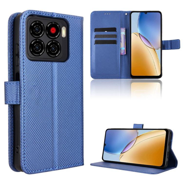Diamond Texture Leather Phone Case, For ZTE Kantan Sumaho5 A601ZT, For ZTE nubia Neo 5 Pro 5G, For ZTE nubia Neo 5 5G, For ZTE nubia P9 Pro 5G / Optus X Pro 2 5G, For ZTE nubia Neo 5 GT 5G, For ZTE Optus X Value 5G, For ZTE nubia RedMagic 11 Air       ...