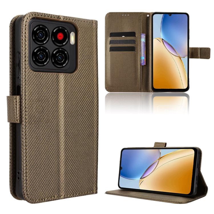 Diamond Texture Leather Phone Case, For ZTE Kantan Sumaho5 A601ZT, For ZTE nubia Neo 5 Pro 5G, For ZTE nubia Neo 5 5G, For ZTE nubia P9 Pro 5G / Optus X Pro 2 5G, For ZTE nubia Neo 5 GT 5G, For ZTE Optus X Value 5G, For ZTE nubia RedMagic 11 Air       ...