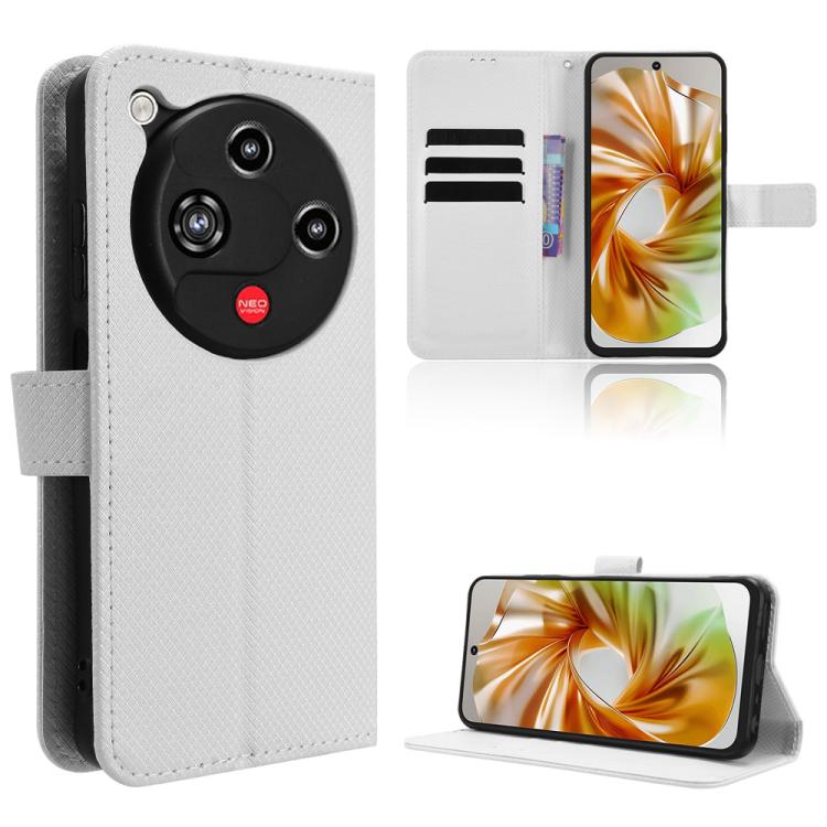 Diamond Texture Leather Phone Case, For ZTE Blade A35e Z2466, For ZTE nubia Neo 3 GT 5G, For ZTE nubia Focus 2 Ultra 5G, For ZTE nubia Focus 2 5G, For ZTE nubia Music 2, For ZTE nubia S 5G A403ZT, For ZTE Blade V70 Max, For ZTE Blade V70 Design 4G     ...