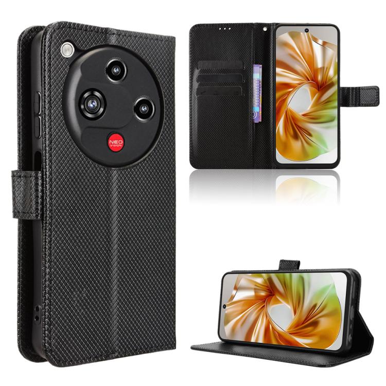 Diamond Texture Leather Phone Case, For ZTE Blade A35e Z2466, For ZTE nubia Neo 3 GT 5G, For ZTE nubia Focus 2 Ultra 5G, For ZTE nubia Focus 2 5G, For ZTE nubia Music 2, For ZTE nubia S 5G A403ZT, For ZTE Blade V70 Max, For ZTE Blade V70 Design 4G     ...