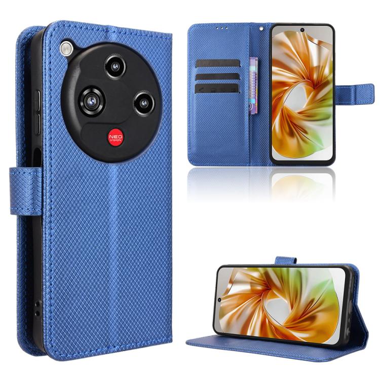 Diamond Texture Leather Phone Case, For ZTE Blade A35e Z2466, For ZTE nubia Neo 3 GT 5G, For ZTE nubia Focus 2 Ultra 5G, For ZTE nubia Focus 2 5G, For ZTE nubia Music 2, For ZTE nubia S 5G A403ZT, For ZTE Blade V70 Max, For ZTE Blade V70 Design 4G     ...