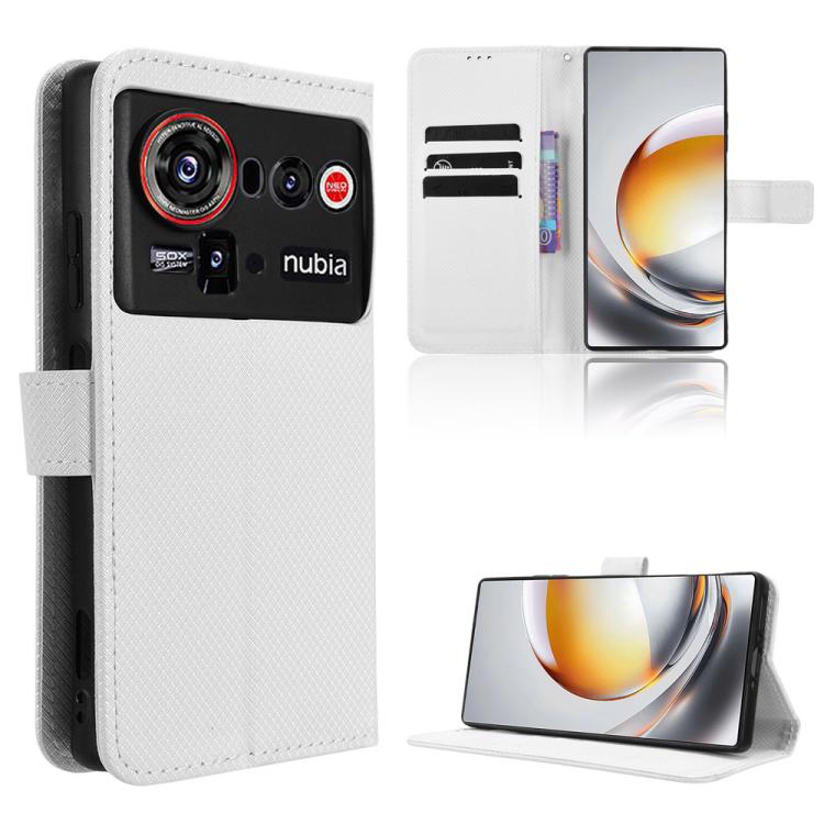 Diamond Texture Leather Phone Case, For ZTE Kantan Sumaho5 A601ZT, For ZTE nubia Neo 5 Pro 5G, For ZTE nubia Neo 5 5G, For ZTE nubia P9 Pro 5G / Optus X Pro 2 5G, For ZTE nubia Neo 5 GT 5G, For ZTE Optus X Value 5G, For ZTE nubia RedMagic 11 Air       ...