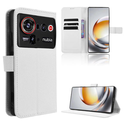 Diamond Texture Leather Phone Case, For ZTE Kantan Sumaho5 A601ZT, For ZTE nubia Neo 5 Pro 5G, For ZTE nubia Neo 5 5G, For ZTE nubia P9 Pro 5G / Optus X Pro 2 5G, For ZTE nubia Neo 5 GT 5G, For ZTE Optus X Value 5G, For ZTE nubia RedMagic 11 Air       ...