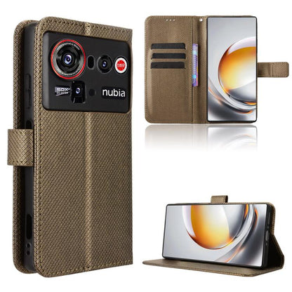 Diamond Texture Leather Phone Case, For ZTE Kantan Sumaho5 A601ZT, For ZTE nubia Neo 5 Pro 5G, For ZTE nubia Neo 5 5G, For ZTE nubia P9 Pro 5G / Optus X Pro 2 5G, For ZTE nubia Neo 5 GT 5G, For ZTE Optus X Value 5G, For ZTE nubia RedMagic 11 Air       ...