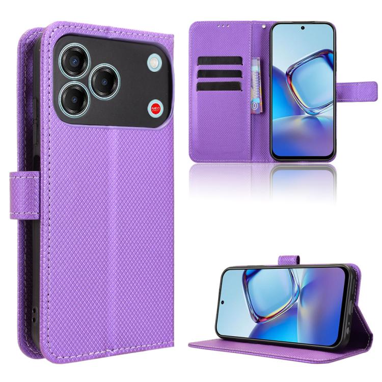 Diamond Texture Leather Phone Case, For ZTE Kantan Sumaho5 A601ZT, For ZTE nubia Neo 5 Pro 5G, For ZTE nubia Neo 5 5G, For ZTE nubia P9 Pro 5G / Optus X Pro 2 5G, For ZTE nubia Neo 5 GT 5G, For ZTE Optus X Value 5G, For ZTE nubia RedMagic 11 Air       ...