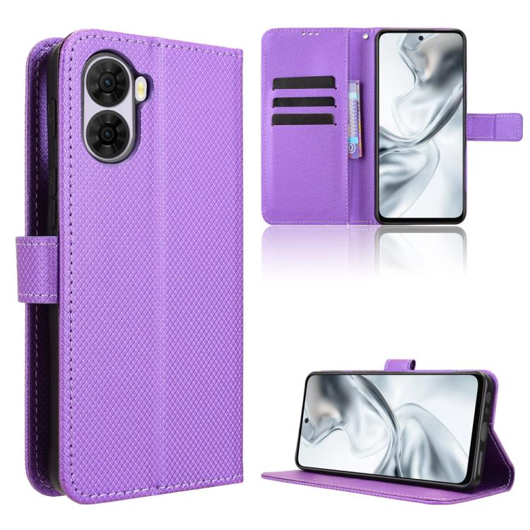 Diamond Texture Leather Phone Case, For ZTE Kantan Sumaho5 A601ZT, For ZTE nubia Neo 5 Pro 5G, For ZTE nubia Neo 5 5G, For ZTE nubia P9 Pro 5G / Optus X Pro 2 5G, For ZTE nubia Neo 5 GT 5G, For ZTE Optus X Value 5G, For ZTE nubia RedMagic 11 Air       ...