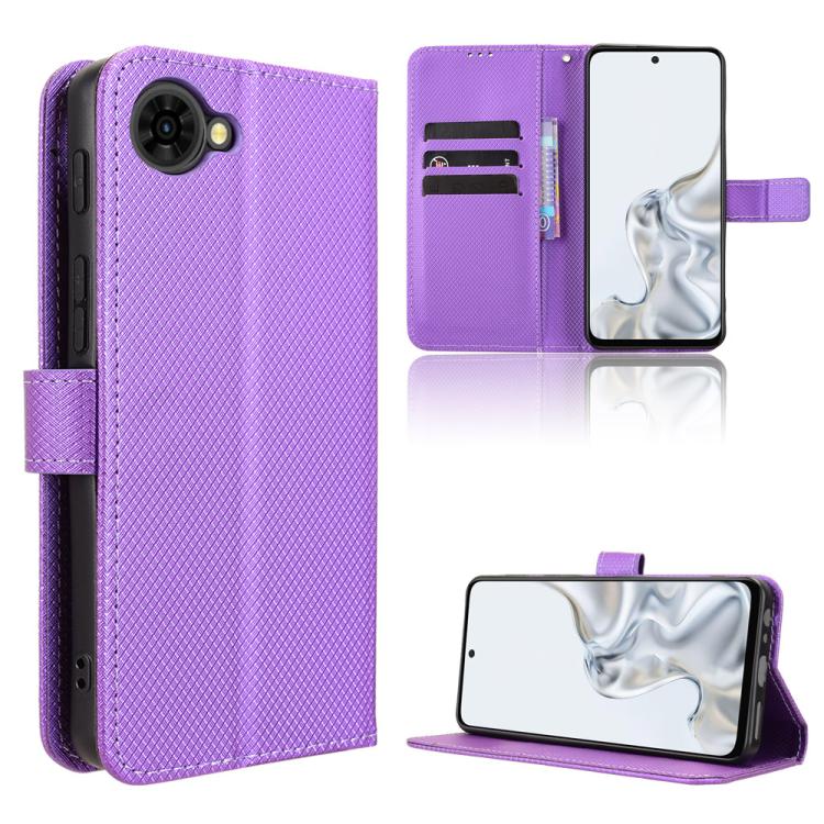 Diamond Texture Leather Phone Case, For ZTE Kantan Sumaho5 A601ZT, For ZTE nubia Neo 5 Pro 5G, For ZTE nubia Neo 5 5G, For ZTE nubia P9 Pro 5G / Optus X Pro 2 5G, For ZTE nubia Neo 5 GT 5G, For ZTE Optus X Value 5G, For ZTE nubia RedMagic 11 Air       ...