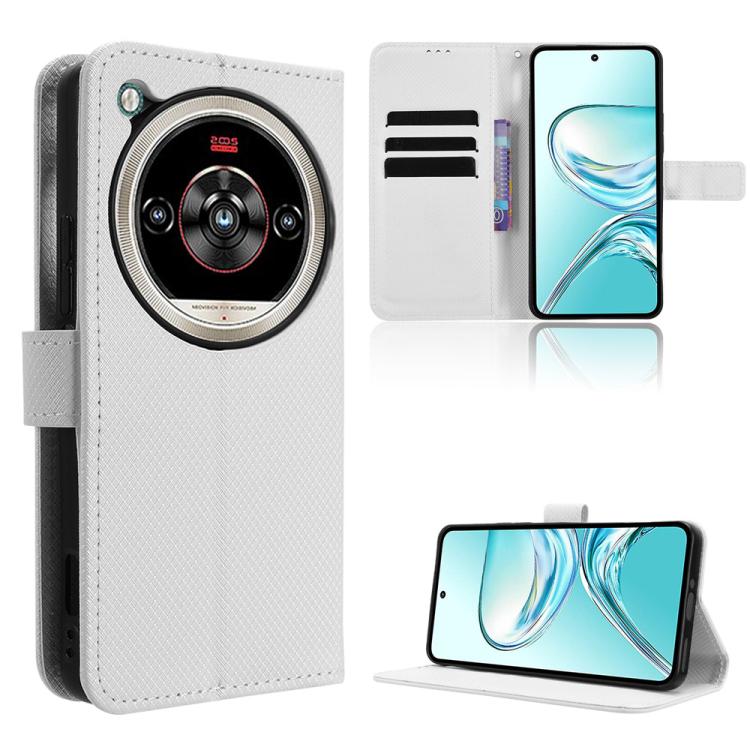 Diamond Texture Leather Phone Case, For ZTE Blade A35e Z2466, For ZTE nubia Neo 3 GT 5G, For ZTE nubia Focus 2 Ultra 5G, For ZTE nubia Focus 2 5G, For ZTE nubia Music 2, For ZTE nubia S 5G A403ZT, For ZTE Blade V70 Max, For ZTE Blade V70 Design 4G     ...