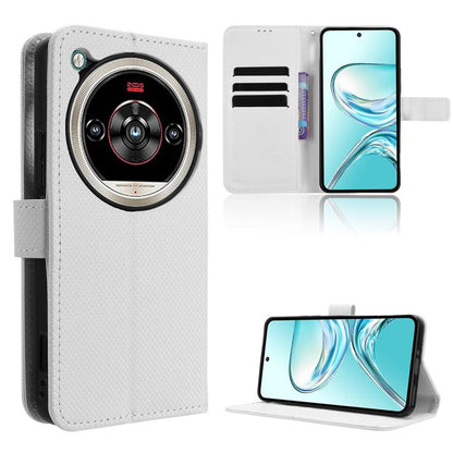 Diamond Texture Leather Phone Case, For ZTE Blade A35e Z2466, For ZTE nubia Neo 3 GT 5G, For ZTE nubia Focus 2 Ultra 5G, For ZTE nubia Focus 2 5G, For ZTE nubia Music 2, For ZTE nubia S 5G A403ZT, For ZTE Blade V70 Max, For ZTE Blade V70 Design 4G     ...