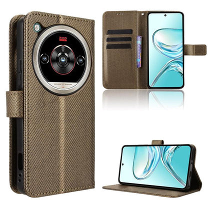 Diamond Texture Leather Phone Case, For ZTE Blade A35e Z2466, For ZTE nubia Neo 3 GT 5G, For ZTE nubia Focus 2 Ultra 5G, For ZTE nubia Focus 2 5G, For ZTE nubia Music 2, For ZTE nubia S 5G A403ZT, For ZTE Blade V70 Max, For ZTE Blade V70 Design 4G     ...