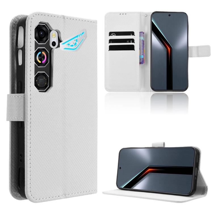 Diamond Texture Leather Phone Case, For ZTE Kantan Sumaho5 A601ZT, For ZTE nubia Neo 5 Pro 5G, For ZTE nubia Neo 5 5G, For ZTE nubia P9 Pro 5G / Optus X Pro 2 5G, For ZTE nubia Neo 5 GT 5G, For ZTE Optus X Value 5G, For ZTE nubia RedMagic 11 Air       ...
