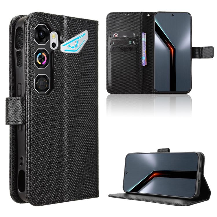 Diamond Texture Leather Phone Case, For ZTE Kantan Sumaho5 A601ZT, For ZTE nubia Neo 5 Pro 5G, For ZTE nubia Neo 5 5G, For ZTE nubia P9 Pro 5G / Optus X Pro 2 5G, For ZTE nubia Neo 5 GT 5G, For ZTE Optus X Value 5G, For ZTE nubia RedMagic 11 Air       ...